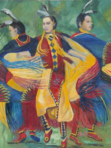 Red hawk dance