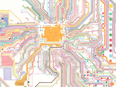 Pcb printed circuit board roygbiv