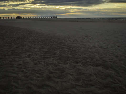 Sand Patterns on the Beach