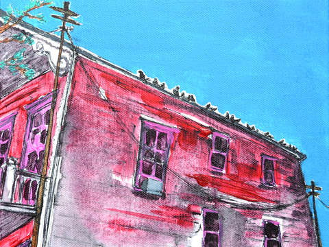 Birds all in a row new orleans louisiana