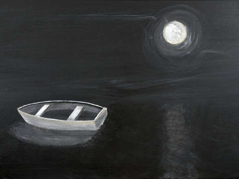 Moonlit Rowboat