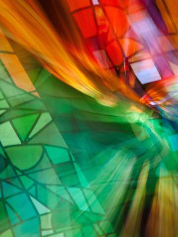 Stained glass window swirls 5