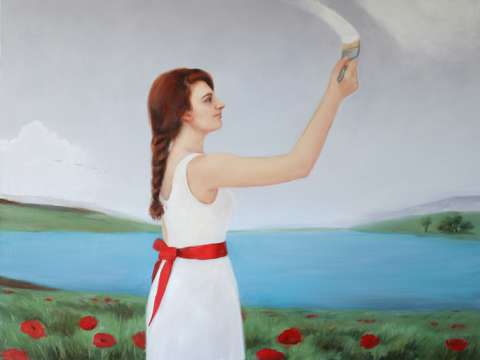 Painting the clouds
