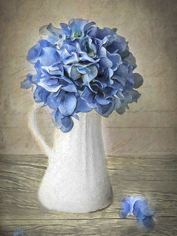 Hydrangea in vase 2