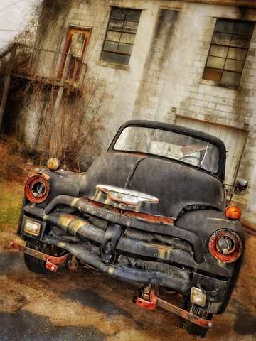 Black cadillac