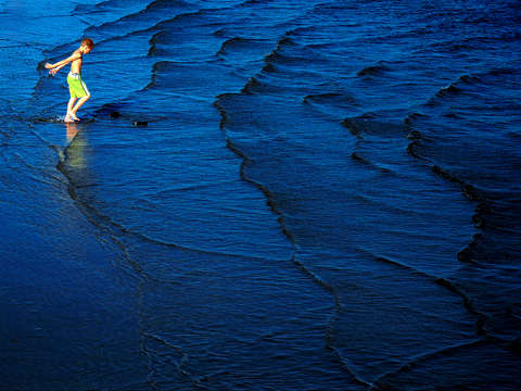 Blue water