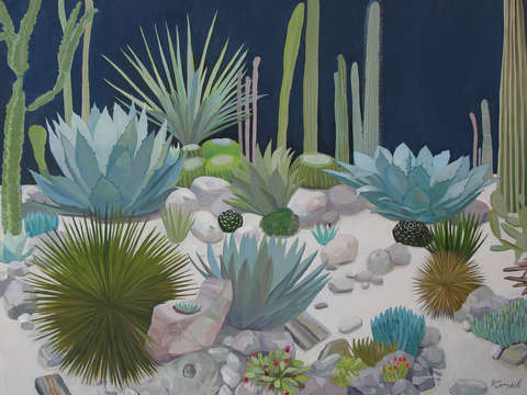 The cactus garden