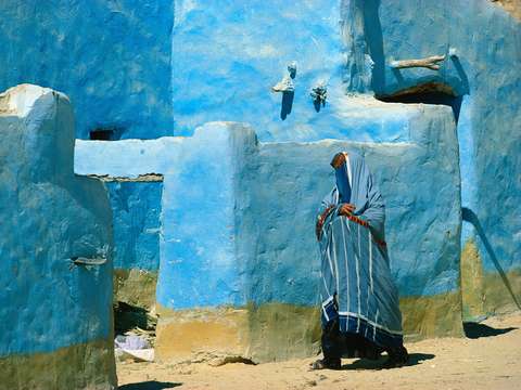 Traditional blue