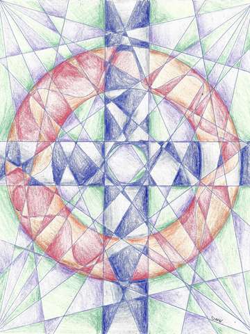 Woven cross