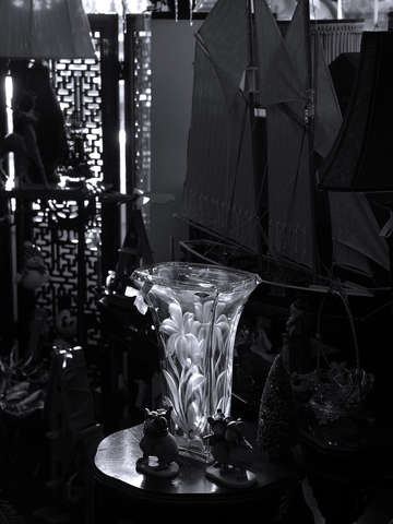 Backlit crystal