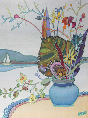 Romantic flowers and sailor