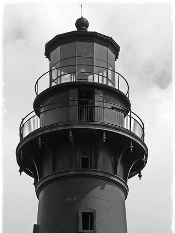 The hunting island light