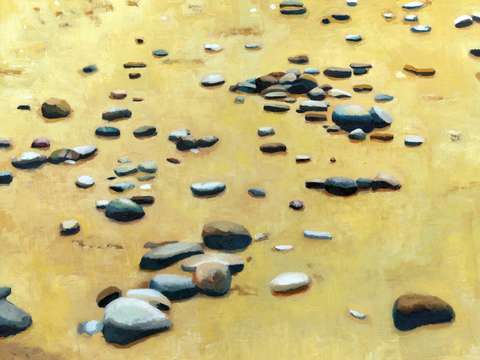 Pebbles on the beach