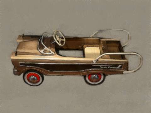 Ranch wagon pedal car