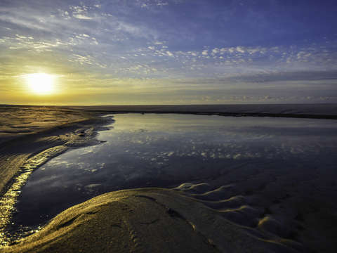 Tidal pool reflection