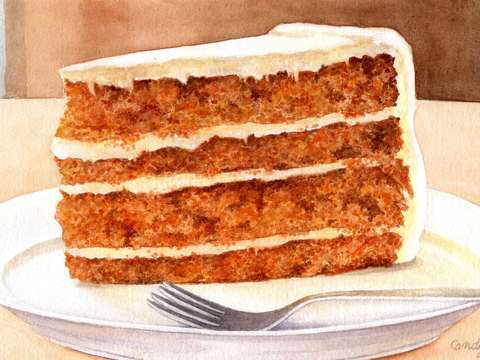 Slice of Carrot Cake