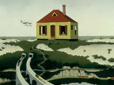 A house by the shore