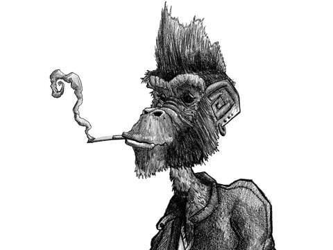 Smoking Monkey