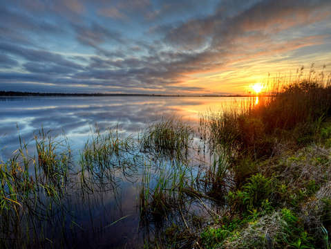 Sunrise reflections