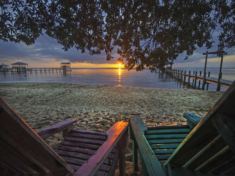 2 chair sunset