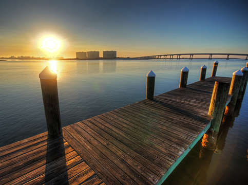Dock to perdido bridge