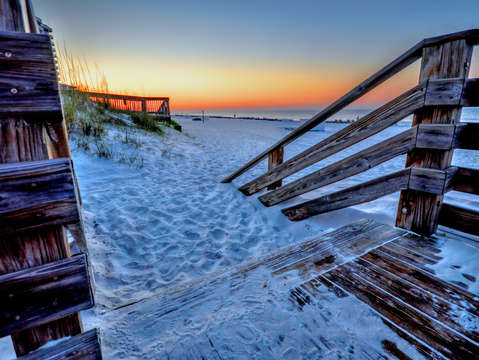 Steps to the sunrise