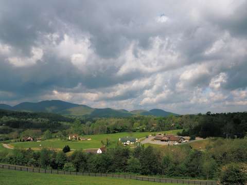 View of the brasstown valley