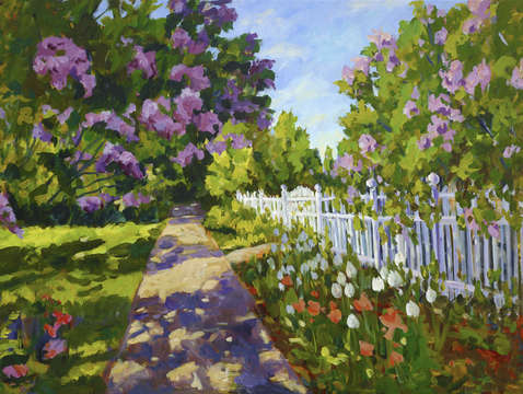 The white fence