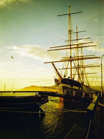 Balclutha at sunset