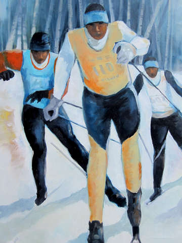 X country skiers