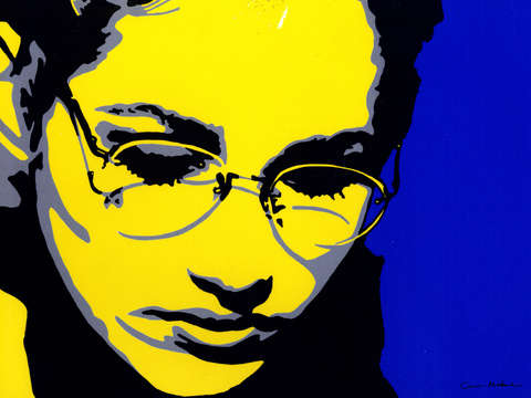 Girl with glasses