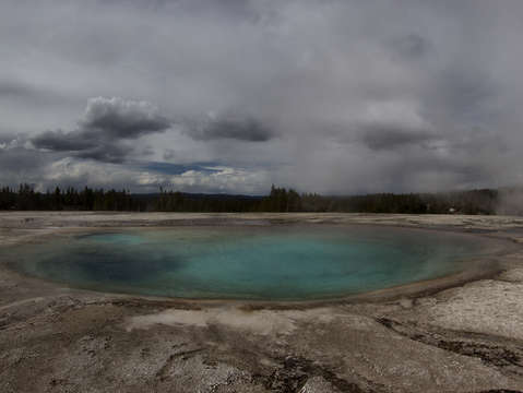 Stormy hot spring