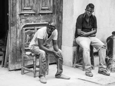 Hard at work, Havana, Cuba