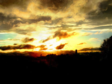 I 5 sunset