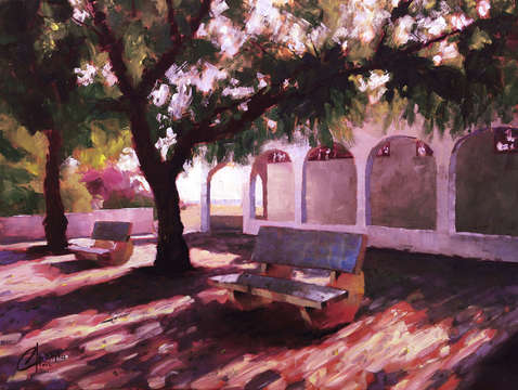 Tunisian courtyard