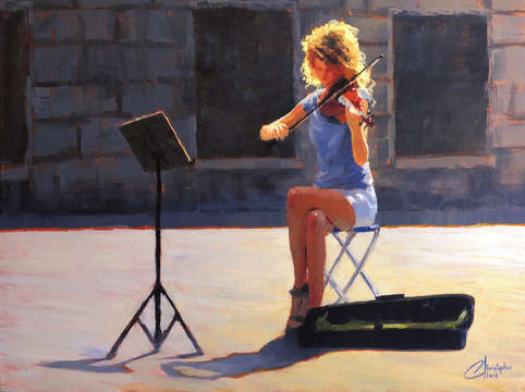 Violinist from venice