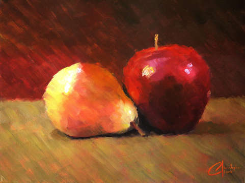 Apple and pear
