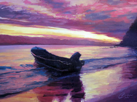Fiji sunset