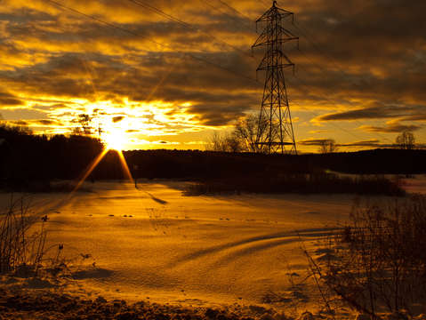 Light over the valley