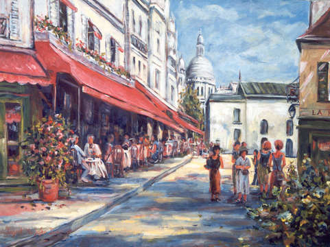 Paris street scene