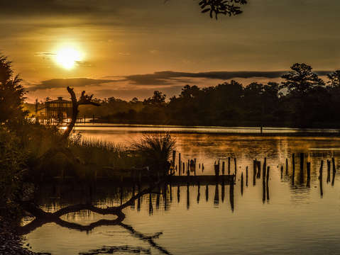 Bon Secour Sunrise at Fishery