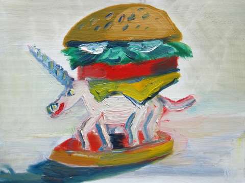 Unicorn burger