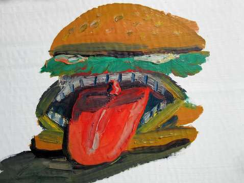 Tongue burger