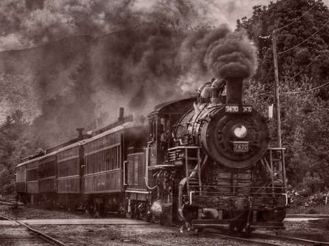 Shoveling coal