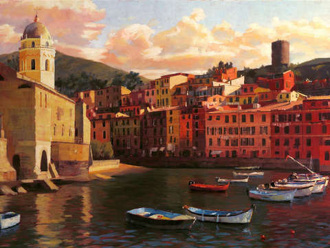 Vernazza harbor ii