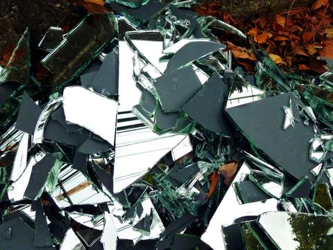 Broken mirror