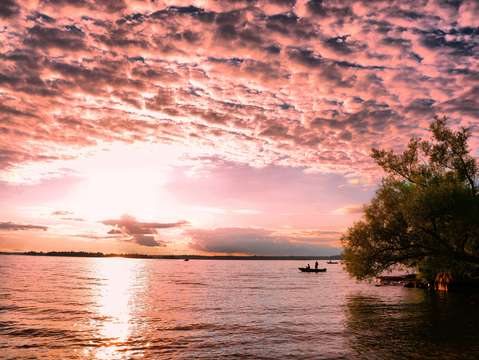 Sunset At The Seaway