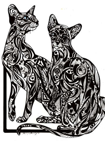 Siamese Twin Tangle