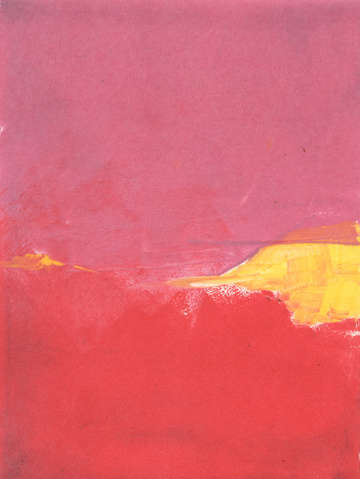 Abstract sunset