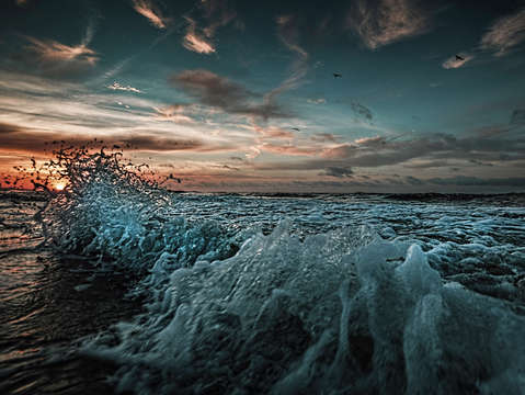 A splash of sunrise
